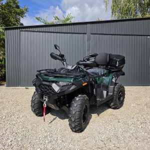 XWolf 550L 4x4 EPS metál zöld - 2026-os modell, ajándék hátsó dobozzal