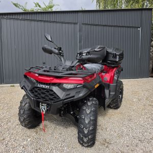 XWolf 550L 4x4 EPS metál piros - 2026-os modell, ajándék hátsó dobozzal