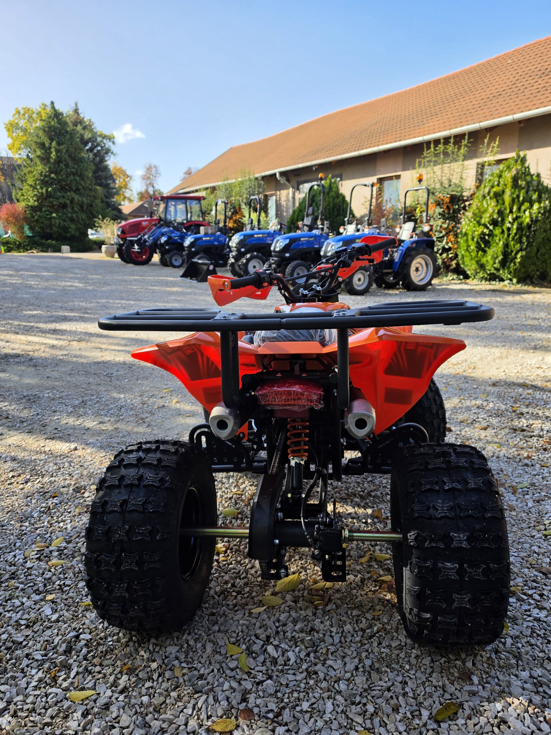 Gyerek quad KXD Ranger 008 125cc narancs, erősített modell - Image 5
