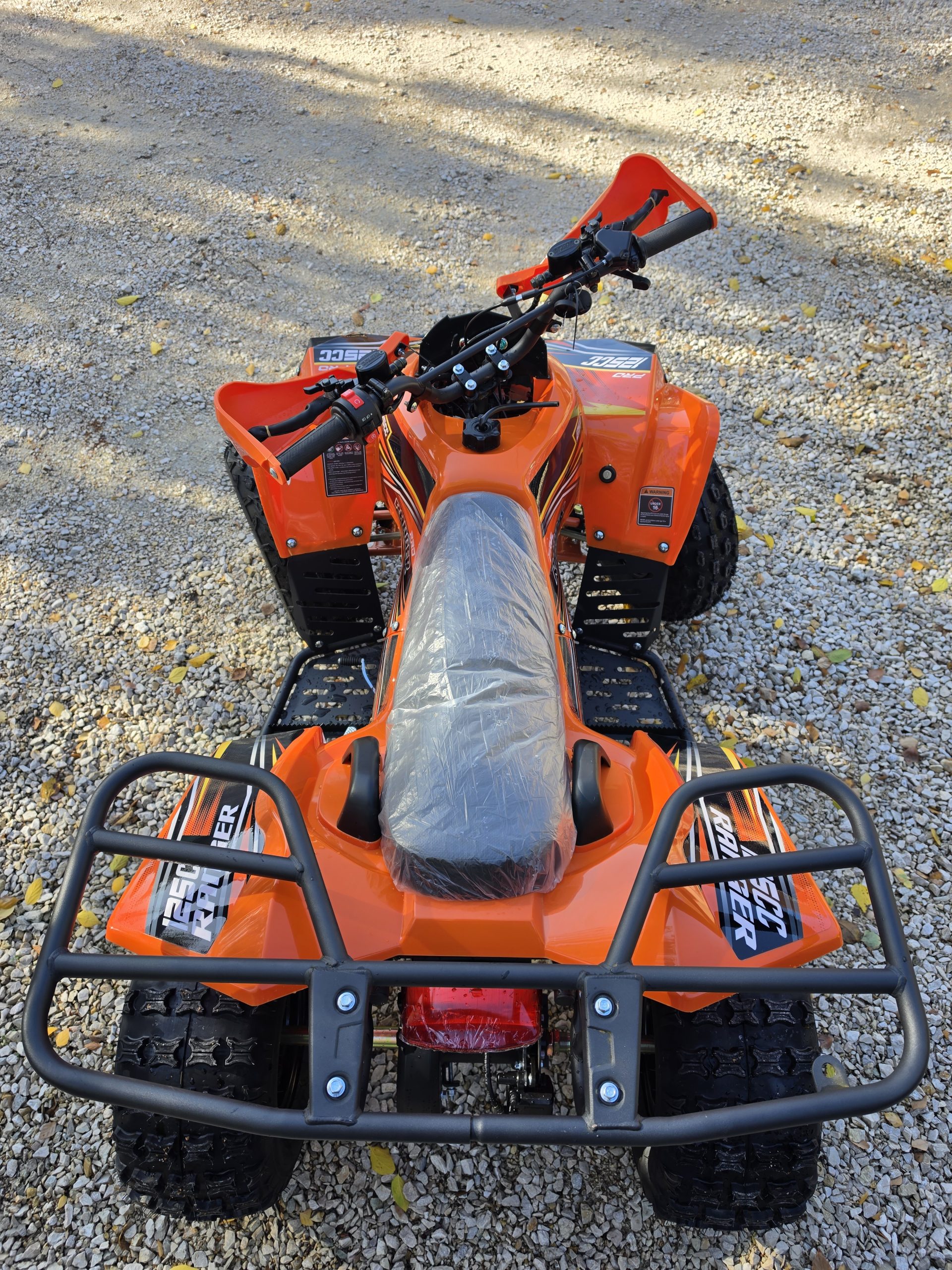 Gyerek quad KXD Ranger 008 125cc narancs, erősített modell - Image 4